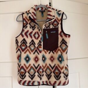 Patagonia Retro X Fleece Vest in Fern Dell